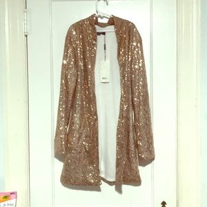 Women’s sparkle sequins blazer jacket